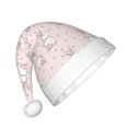thumbnail image 2 of Haiem Rabbit Pattern Santa Hat Confortable Velvet Christmas Hat for Christmas Party Favors Fit for Adults and Kids, 2 of 6