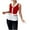Red, variant on Njagoc3 Womens Summer Color - Block Peplum Sleeveless Top, V - Neck, Slim Fit, Soft Fabric, Casual Daily & Office, Chic Tank Blouse