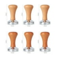 thumbnail image 6 of Yanerim Coffee Tamper with Wooden Handle Rustproof Polished Surface Reusable Stainless Steel Espresso Tamper Bar Accessories, 6 of 8