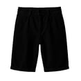 thumbnail image 5 of Mens Corduroy Shorts Casual Summer Beach Shorts for Men with Pockets Black XL, 5 of 5