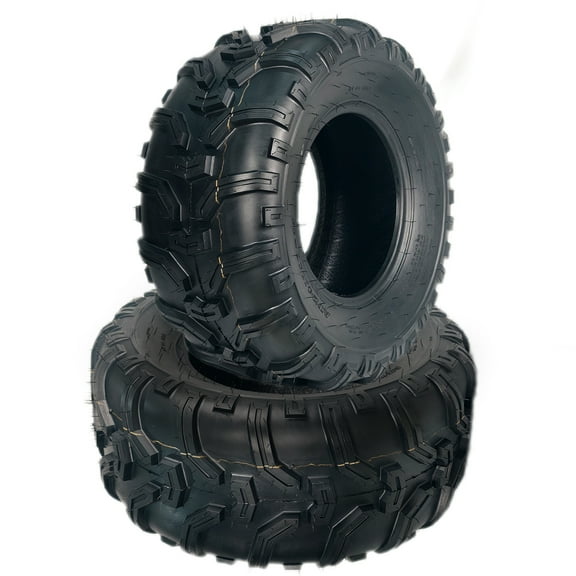 24x10-11 All Terrain Tires 6PR, Heavy Duty Mud/Snow Tires for ATV, UTV, Quad, Golf Carts（Set of 2)