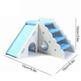 thumbnail image 2 of Hamster Play Toy Creative Non-toxic Hamster Seesaw Hamster Triangle Swing, 2 of 8