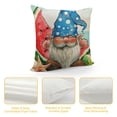 thumbnail image 4 of Chilfamy  Happy Summer Pillow Covers Watercolor Blue Stripes Gnome Truck Throw Pillow Case Hello Sunshine Decorative Cushion Cover for Home Office Sofa Couch Garden 20x20in, 4 of 5