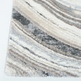thumbnail image 4 of SAFAVIEH Cyrus Amelia Abstract Shag Area Rug, Ivory/Gray, 5'5" x 7'6", 4 of 12