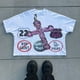 thumbnail image 5 of Camisetas holgadas de estilo gótico americano para hombre y mujer, camisetas de manga corta con estampado gráfico de hip-hop cruzado de verano, ropa urbana Y2k Harajuku, 5 of 5