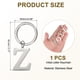 thumbnail image 2 of Llavero de Letra Inicial Uxcell para Hombres y Mujeres A-Z Color Plata Letra Z, 2 of 7