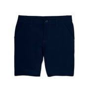 Wonder Nation Boys School Uniform Stretch Performance Shorts, Sizes 4-18 & Husky