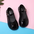 thumbnail image 6 of NIUREDLTD Girls Shoes Autumn Children Princess Shoes Non Slip Soft Sole Leather Shoes Single Shoes Size 33, 6 of 6