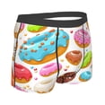 thumbnail image 3 of Kll Color Donut Men'S Cotton Boxer Briefs Underwear-Medium, 3 of 9
