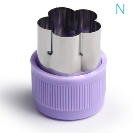 

Timstono 1PC Vegetables Cutter Plastic Handle Stainless Fruit Cutting Die Kitchen Gadgets
