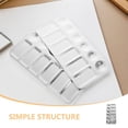 thumbnail image 3 of PAMINGONO 3Pcs Compact Metal Paint Mixing Tray for Precise Color Blending in Painting, 3 of 8