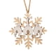 thumbnail image 2 of Adorno Colgante de Copo de Nieve con Trasero de Gato | Adorno Navideño con Forma de Trasero de Gato | Amuleto Navideño con Huella de Pata | Regalo Único para Amantes de Los Gatos | Decoración Festiva, 2 of 2