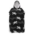 thumbnail image 3 of Turtles Swing Line Star Hooded Beach Towel Adult Bath Poncho Towels Soft Absorbent Quick Dry for Surf Swim Pool Men Women Teens, 3 of 7