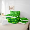 thumbnail image 6 of Feelyou St. Patrick's Day Bedding Comforter Set 7pcs, Luck Shamrock Kids King Bedding Sets, 6 of 8