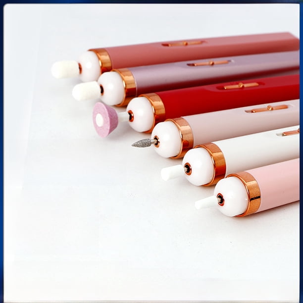 Mini pulidora de uñas eléctrica, pequeña herramienta para quitar uñas, máquina exfoliante portátil, pulidora de uñas