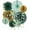 Sage Green, Gold, variant on ANHXN Decorations, Hanging Paper Fans Circle Garland Paper Lanterns St Patrick's Day Party Supplies, Themed Graduation Birthday Wedding Bridal Neutral Baby Shower Decor