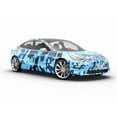 thumbnail image 6 of Rwraps Blue Camouflage Police Strobe Gloss Vinyl Film Wrap 59in x 6ft Vinyl Vehicle Car Film Sheet, 6 of 9