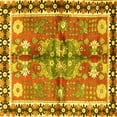 thumbnail image 1 of Ahgly Company Indoor Square Persian Yellow Traditional Area Rugs, 3' Square, 1 of 4