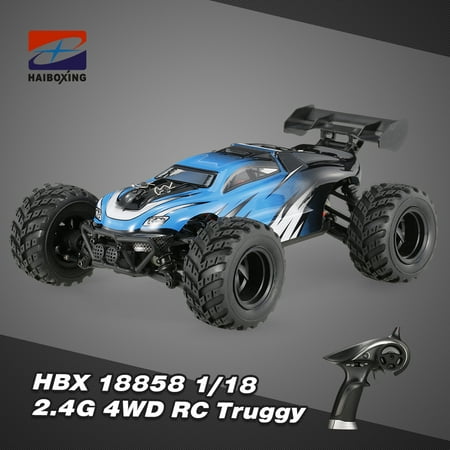 HBX 1/18 18858 2.4GHz 4WD High Speed Electric Car Off-road RC Buggy Racing Truggy Monster Truck