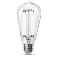 thumbnail image 2 of Feit ST19 E26 (Medium) Filament LED Bulb Daylight 100 Watt Equivalence 2 pk, 2 of 8
