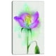 Belle Aquarelle Violette Fleur - Toile Florale Art Imprimer – image 2 sur 4