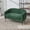 Green, variant on Jopath Mini Loveseat Accent Couch with Metal Legs, Channel Tufted 2-Seater Sofa for Living Rooms Bedrooms Dorm Studio Office Small Spaces Green