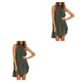 thumbnail image 3 of Minnieouse Vestido de tiras Traje de verano con cuello halter Exquisito Lavable Al aire libre Elegancia Diseño elegante Vestidos sin mangas Type12 NO12, 3 of 6