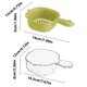 thumbnail image 3 of Cesta de drenaje para utensilios de cocina Cesta para lavar verduras de doble capa Cesta para lavar frutas de cocina Mini lavabo de drenaje Platos de frutas exquisitos de tamaño pequeño Cesta de lixiv, 3 of 9