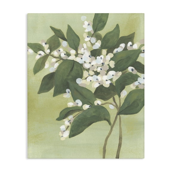 Stupell Industries French Country Verdant Branch Bloom Canvas Art, 16 x 20, by June Erica Vess
