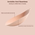 thumbnail image 2 of Strapless Sticky Bra Invisible Sticky Boobs Silicone Adhesive Bra Backless Pushup Lift Bra Beige, 2 of 11