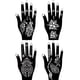 thumbnail image 2 of Kit de tatuajes temporales Moricher, 5 colores de tinta, 96 plantillas, 2 of 7