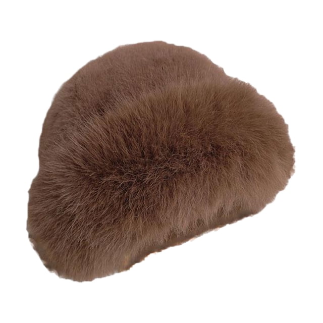 Minnieouse Gorro De Invierno De Felpa Para Mujer Suave Y Cómodo Para Los Días Fríos Gorro De Invierno Hombre A Prueba De Viento Y Cálido Sombreros Café