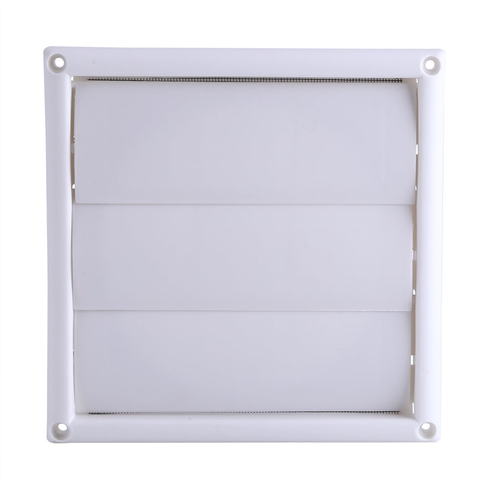 Wall Air Vent, Asixx Plastic Air Vent Grille Cover 3 Flaps Wall Duct Ventilation Grill with Net
