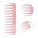 thumbnail image 3 of Ofertas Únicas 1 Pc Peine de Dientes Anchos Estilo Plano para Cabello Rizado y Fino de Plástico Rosa Claro, 3 of 3