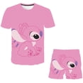 thumbnail image 1 of Niñas verano niño niñas Disney Stitch ropa 2 uds trajes niños ropa para niñas chándal traje para niñas niños ropa 6T Gao Jinjia LED, 1 of 2