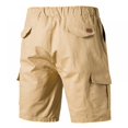 thumbnail image 3 of Men's Classic Fit Shorts Casual Cotton Shorts Home Leisure Beach Sports Shorts, 3 of 6
