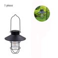 thumbnail image 1 of Pearlstar Linterna solar para exteriores, lámpara colgante de metal, diseño de bombilla solar Edison para jardín, patio, decoración de proche (negro), 1 of 5
