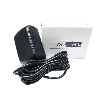 OMNIHIL (8 Foot Long) AC/DC Adapter/Adaptor for Sole E25 E35 E55 Elliptical Power 2006-2010 p/n: 000137 / E060717 SOLRP0106 , SOLRP0106A , SOLRP0106B Power Supply (Sole E55 Elliptical Best Price)