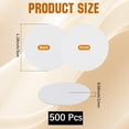 thumbnail image 2 of 500Pcs Flat Round Foam Lid Liners Pressure Sensitive Seals for Cosmetic Bottle Jar Lid Seal White 30x1mm, 2 of 7