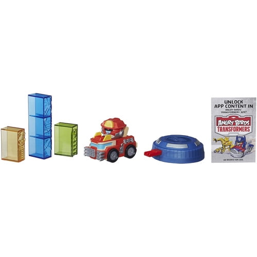 Angry Birds Transformers Jenga Heatwave the Fire Bot Bird Game