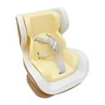 thumbnail image 3 of Clip de ventilación para asiento de silla de muñecas, soporte decorativo para salida de aire del automóvil Amarillo Blanco, 3 of 9
