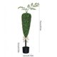 thumbnail image 5 of Bunny Boxwood Topiaries Easter Simulation Boxwood Leaf Potted Ornament en Maceta Negra para Entradas, Porches O Pantallas Interiores, 5 of 8