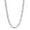 Silver, variant on Invicta Jewelry Men's Beveled Edge Large Nautical Oval Chain Necklace (10mm) - 24"