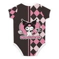 thumbnail image 2 of Kuromi And My Melody Baby Bodysuit Boy Girl Clothes Soft Newborn Infant Outfit Short Sleeve Romper, 2 of 8