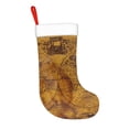 thumbnail image 2 of Disketp Vintage Map Christmas Stockings, Xmas Stocking for Family Holiday Season Décor, Personalized Holiday Indoor Decorations, 2 of 7
