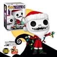 thumbnail image 1 of Funko Pop Jack Santa Claus #1383 El Extraño Mundo De Jack 30 Aniversario Original Funko The Nightmare Before Christmas, 1 of 3