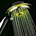 PowerSpa AllChrome LED Handheld Shower with Air Jet LED Turbo Pressure
