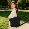 thumbnail image 5 of Foldable Bag Large Expandable Shoulder Bag for Camping Travel Beach Multi-Purpose Portable Tote for Outdoor Picnic Shopping, 5 of 6