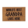 thumbnail image 1 of Summer Doormats, Welcome Mats Rugs, Entrance Low Profile Non Slip Rubber Back Floor Doormat for Outdoors and Indoors Entryway, Outside Back Patio Floor Entry, Home Entrance, 1 of 4