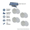 thumbnail image 2 of Replacement Part For Bissell Pads for Spinwave 2039A 2124 [Included 4 Soft Pads+4 Scrubby Pads] # 1611297, 1611298, 2 of 3